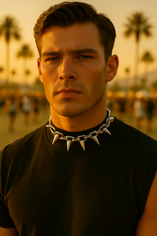 Bane Studed Chocker Necklace