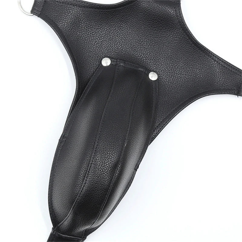 Dylan Leather Underwear Harness