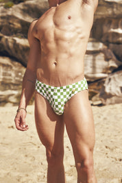 CARIOCA BOY SWIM BRIEF RIO GREEN/COCONUT MILK
